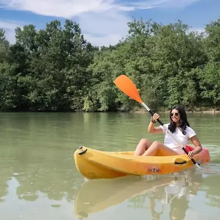 מלון Camping Les Lacs D'armagnac